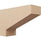 Ekena Millwork 9"W x 27"D x 18"H Classic Clemmons Rough Cedar Woodgrain TimberThane Corbel, Primed Tan CORUR09X27X18CLERCPR - alternate 1